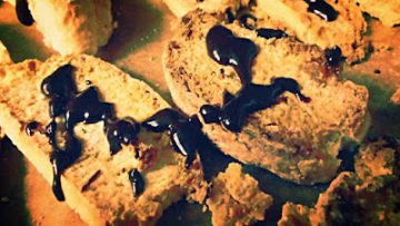 Imbirowo-cytrynowe biscotti z czekoladą