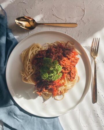 Wegańskie spaghetti